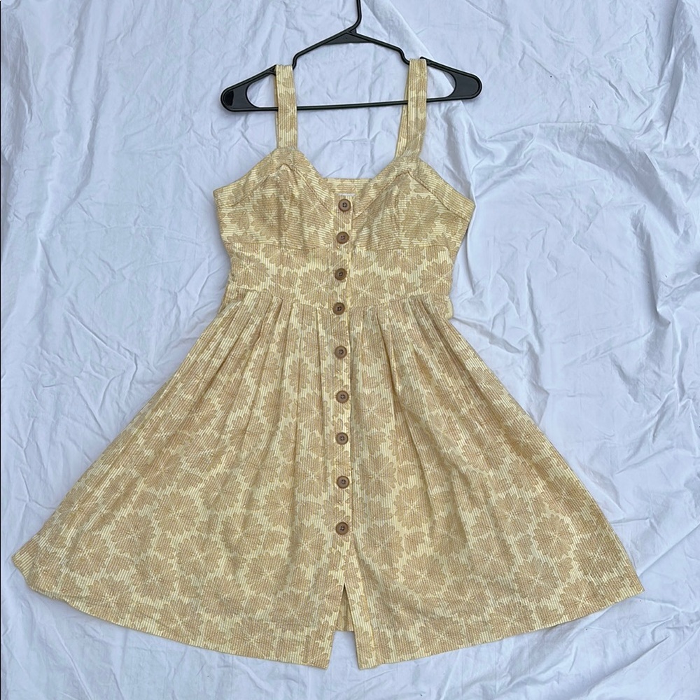 Maeve Soft Yellow Dragonfly Sundress